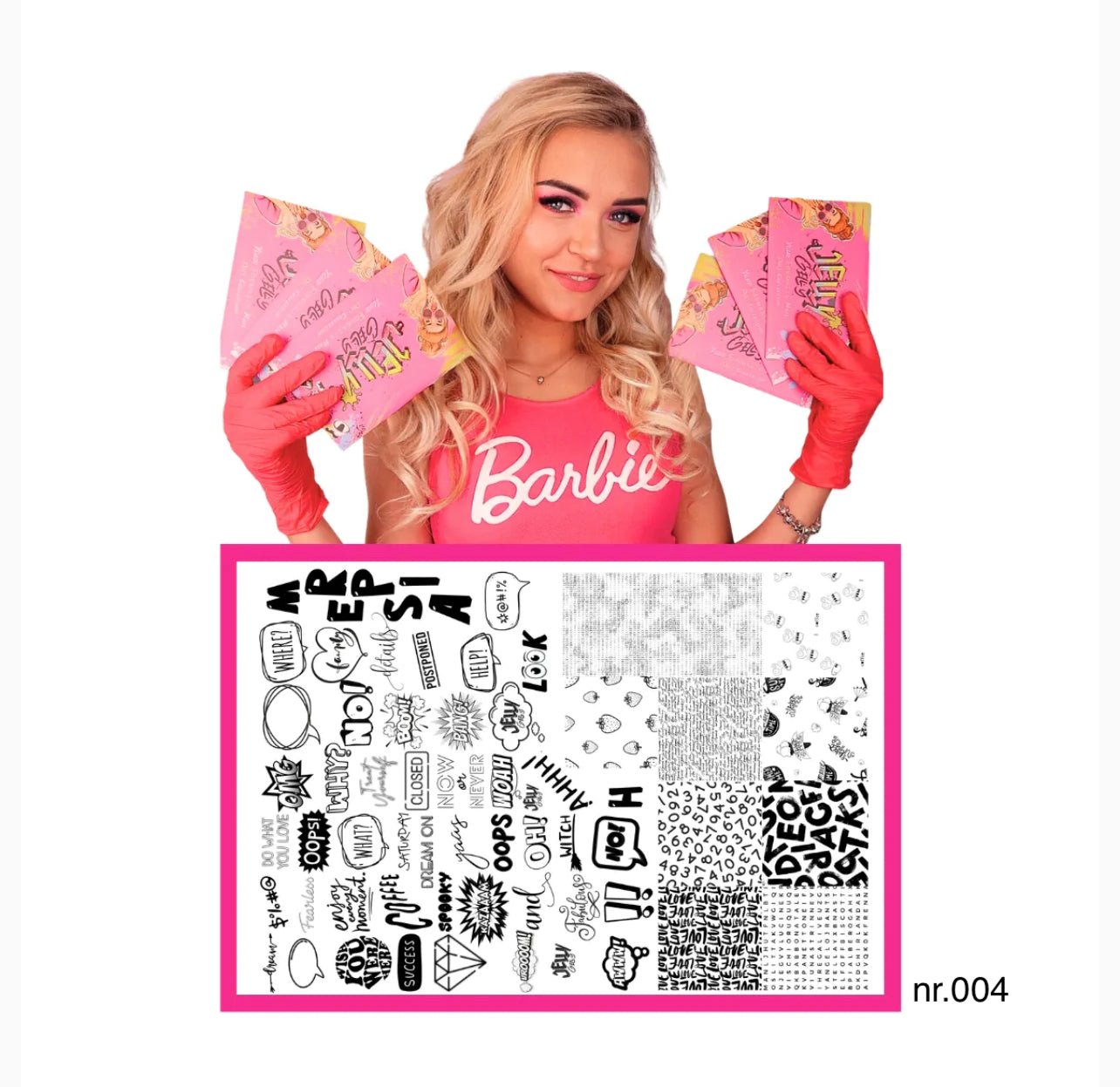 Jelly Gelly stamping plate