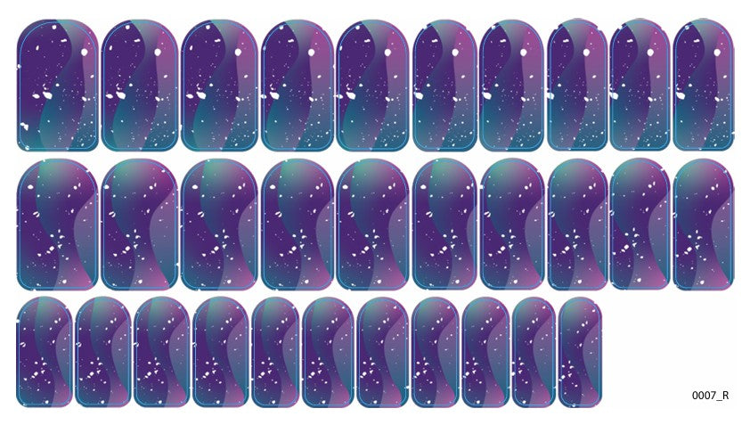 Negle dekorasjons folier for manikyr