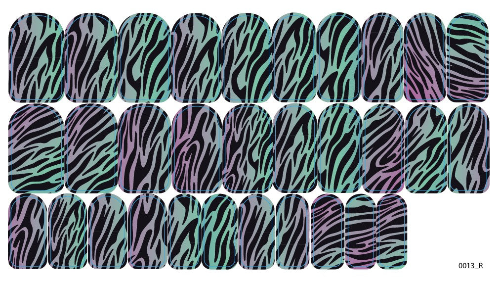 Negle dekorasjons folier for manikyr