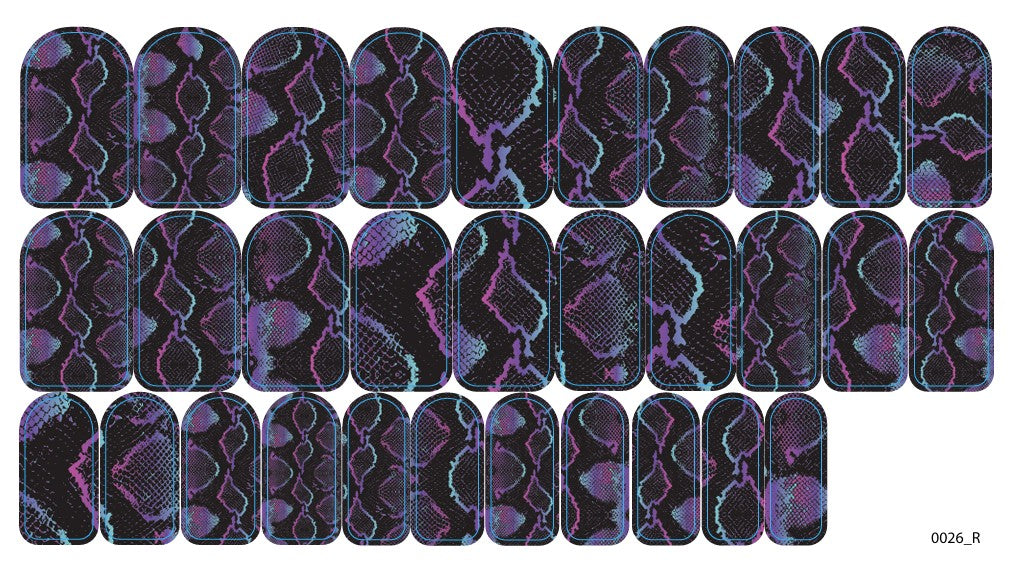 Negle dekorasjons folier for manikyr