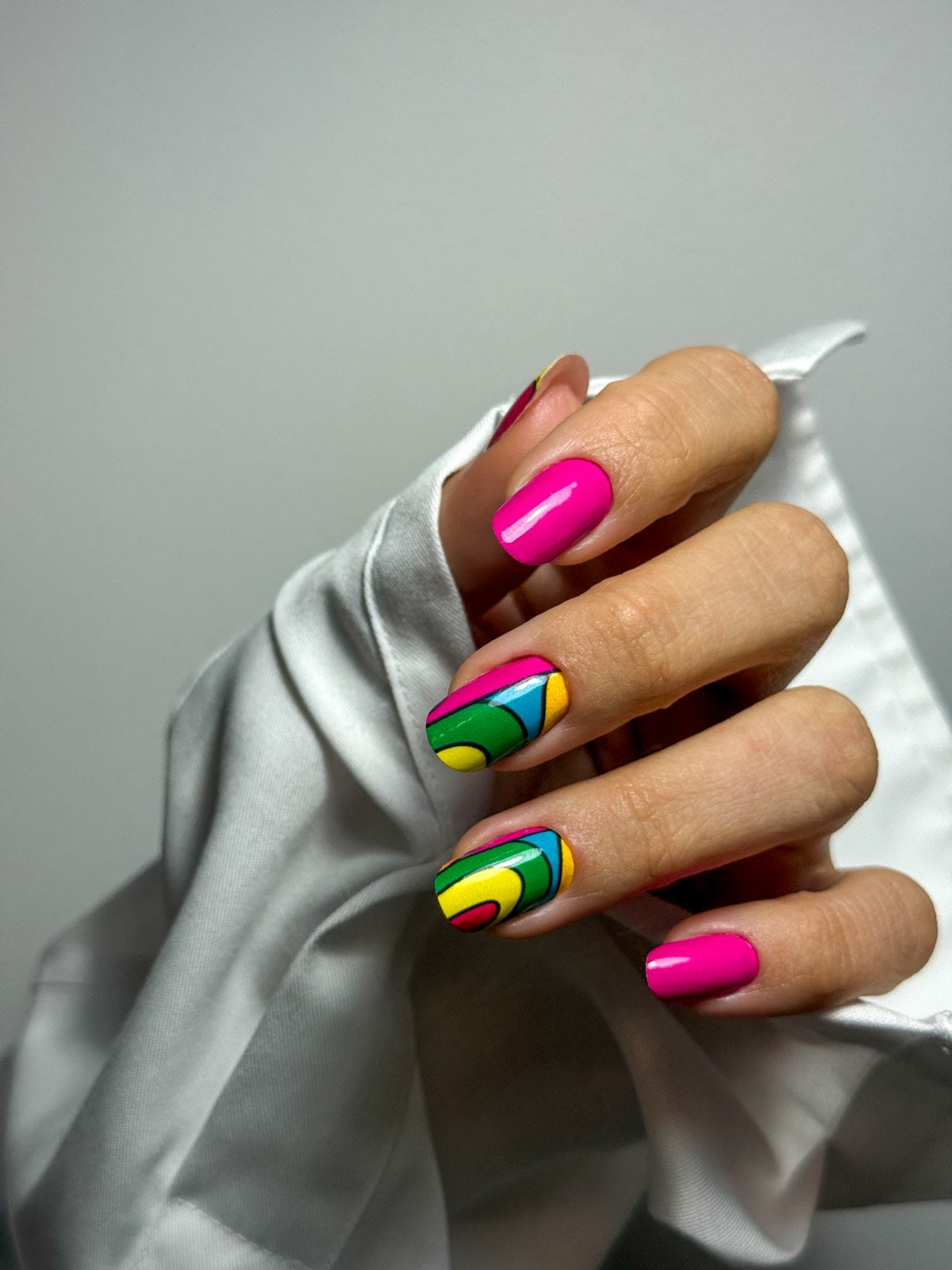 Negle dekorasjons folier for manikyr