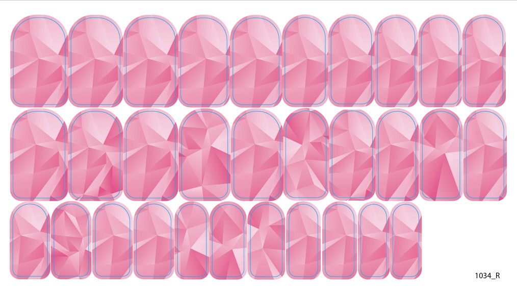 Negle dekorasjons folier for manikyr