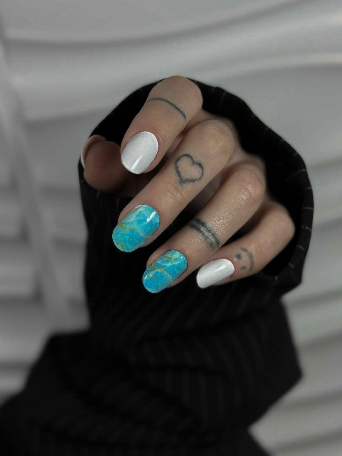 Negle dekorasjons folier for manikyr