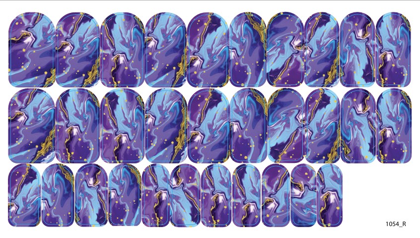 Negle dekorasjons folier for manikyr