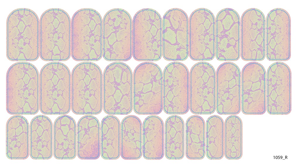 Negle dekorasjons folier for manikyr