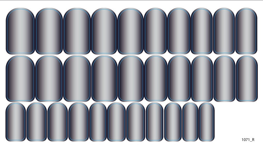 Negle dekorasjons folier for manikyr