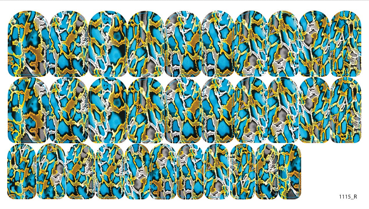 Negle dekorasjons folier for manikyr