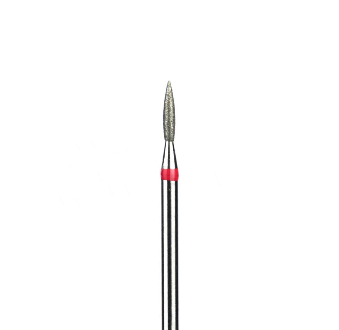 Diamant e-file bit “flame” 1,6mm rød - Estheticker