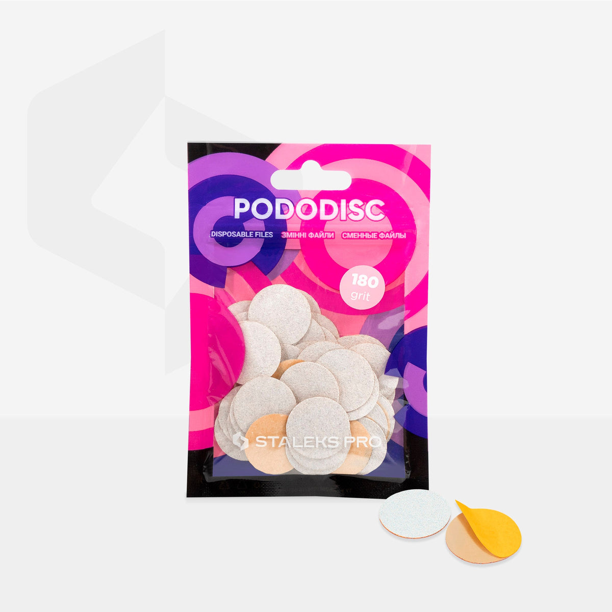Staleks Expert pododisk M files 180grit 50stk.