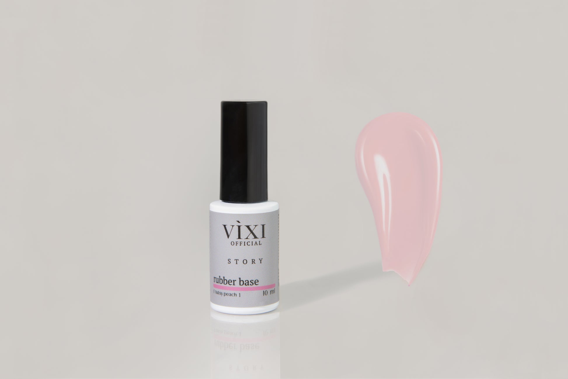 VIXI Tutsy Peach rubber base 10ml. - Estheticker